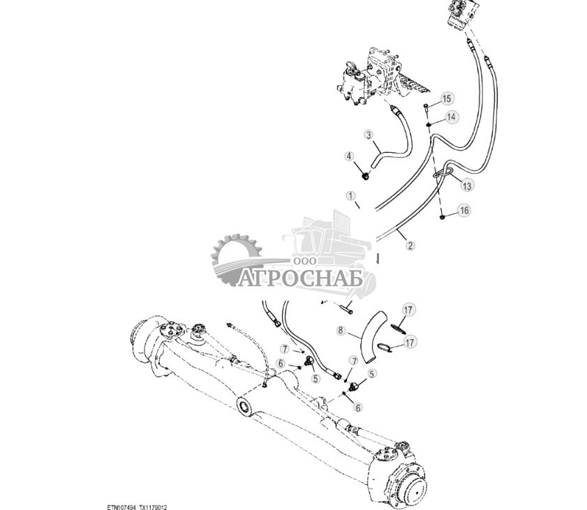 Гидравлическая система рулевого управления без механического привода на передние колеса ( - 329327) - ST818876 196.jpg